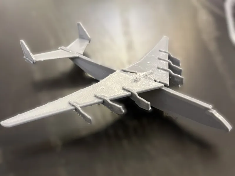 Largest Cargo Plane - Printable kit card of An-225