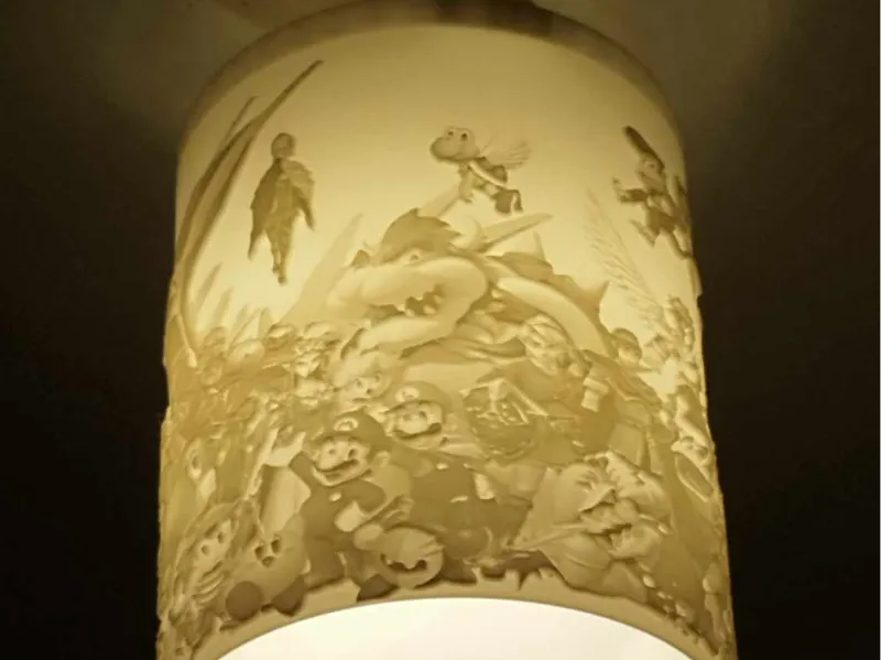 ceiling light character nintendo / plafonnier