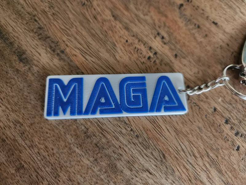 MA-GA keychain