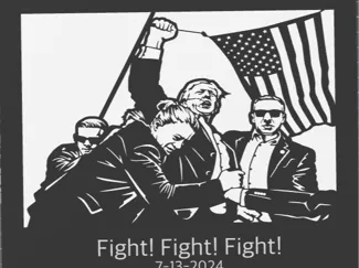 Trump Fight Art