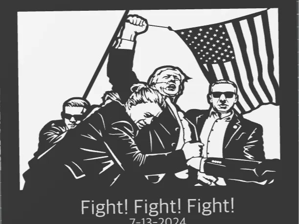 Trump Fight Art