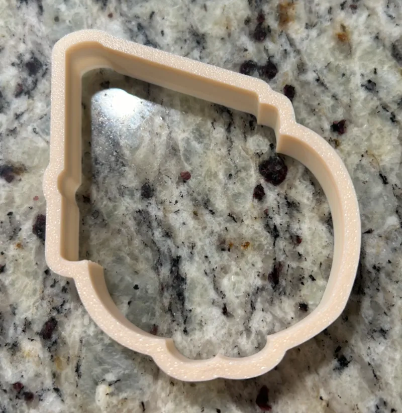 Back to School Apple Cookie Cutter with Flag