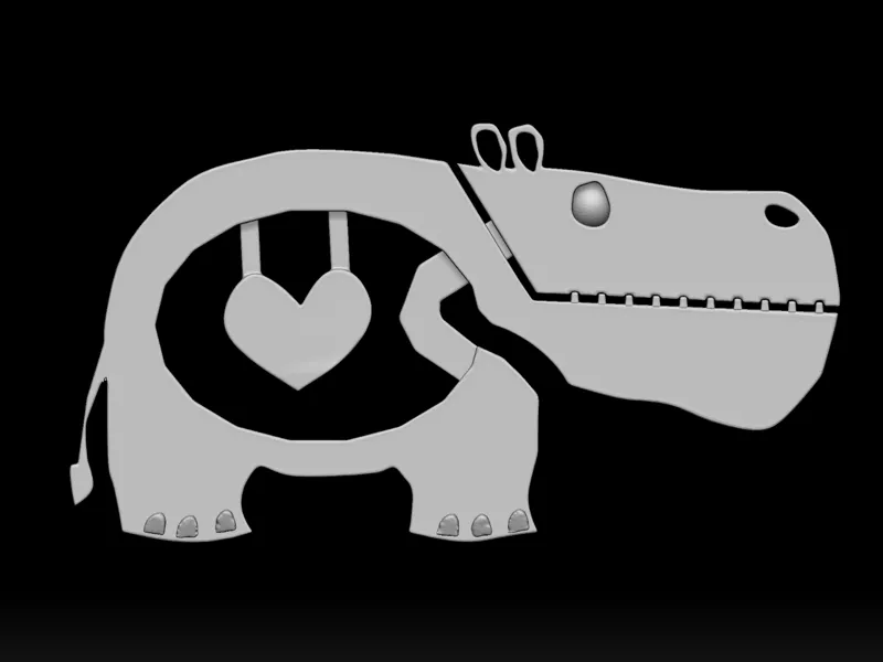 GRUMPY HIPPO CLIP!