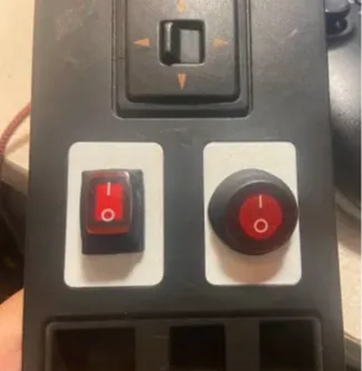 1987 Mazda rx7 center control trim button inserts