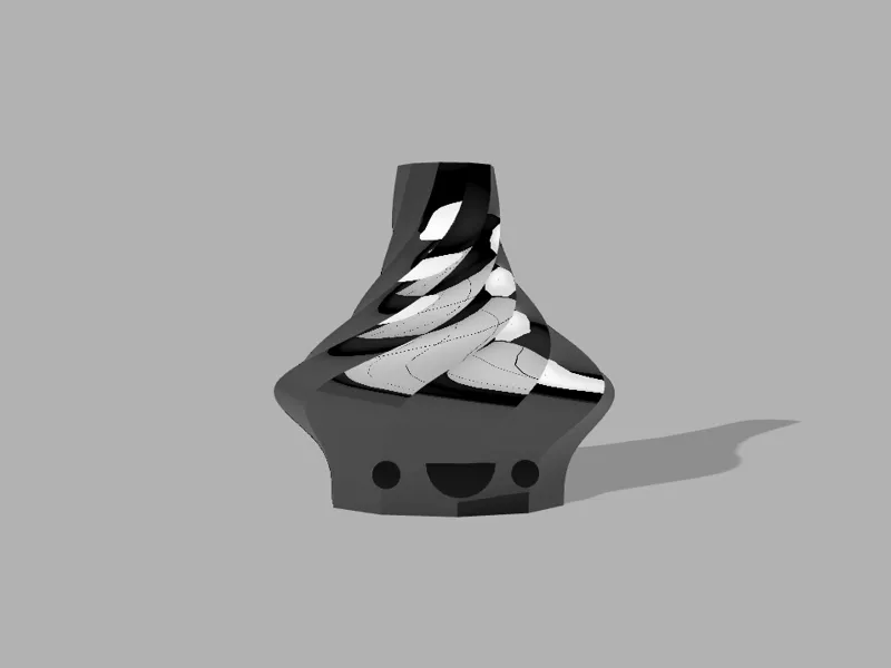 Vase with smile