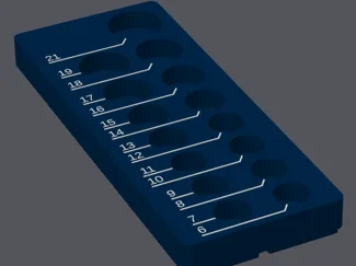 Craftsman 3/8" Metric Sockets [Gridfinity]