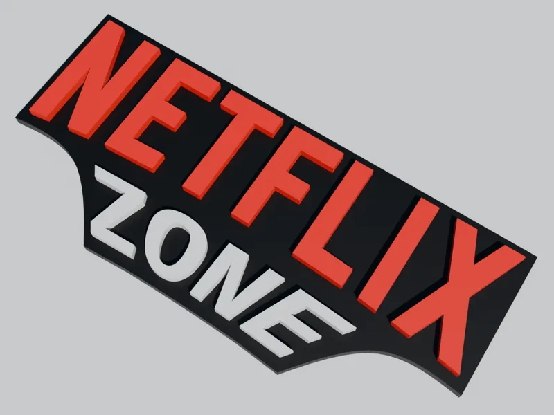 Netflix ZONE Sign