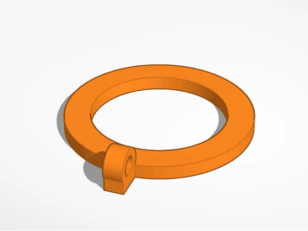 Peephole decoration holder