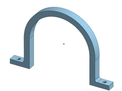 Pipe/motor clamp