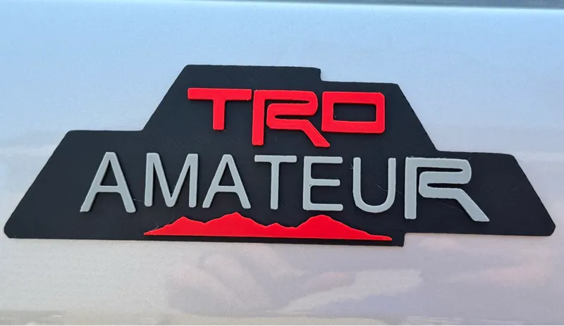 TRD Amateur Badge