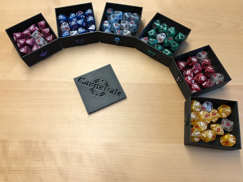 Dice Boxes Tabletop Carnevale