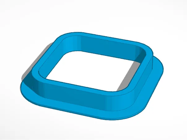 Square Shaped Cookie Cutter 3D Model