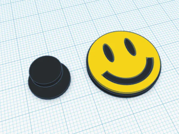 Smiley Face Croc Charm