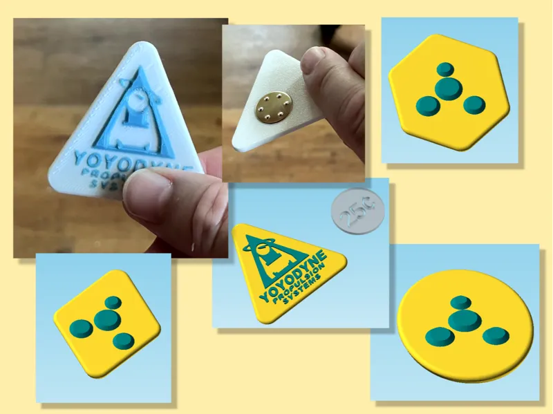 Customizable magnetic badge