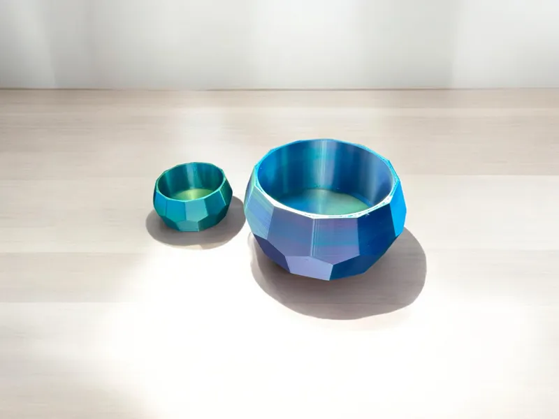 Faceted Geometric Pot