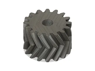 Doble Helical Gear 16 teeth