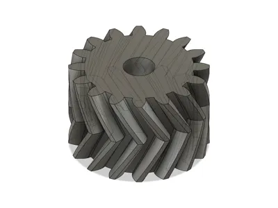 Doble Helical Gear 16 teeth