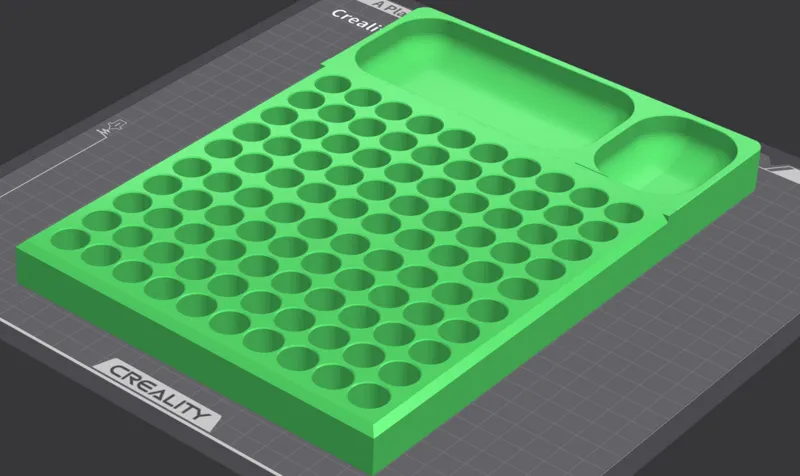 100 round reloading tray