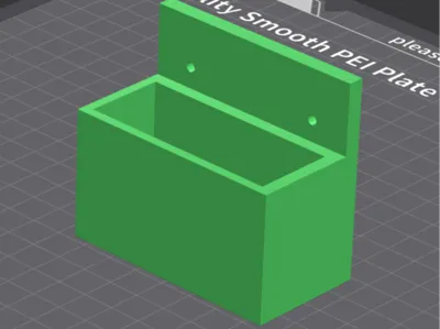 Simple small remote wall mount