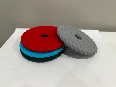 Rope Coaster and Candle Holder