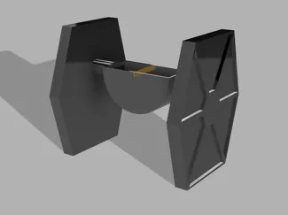 Echo Dot 3 Tie-fighter