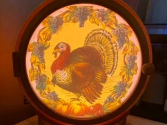 Thanksgiving Lithophane Tea Light Inserts