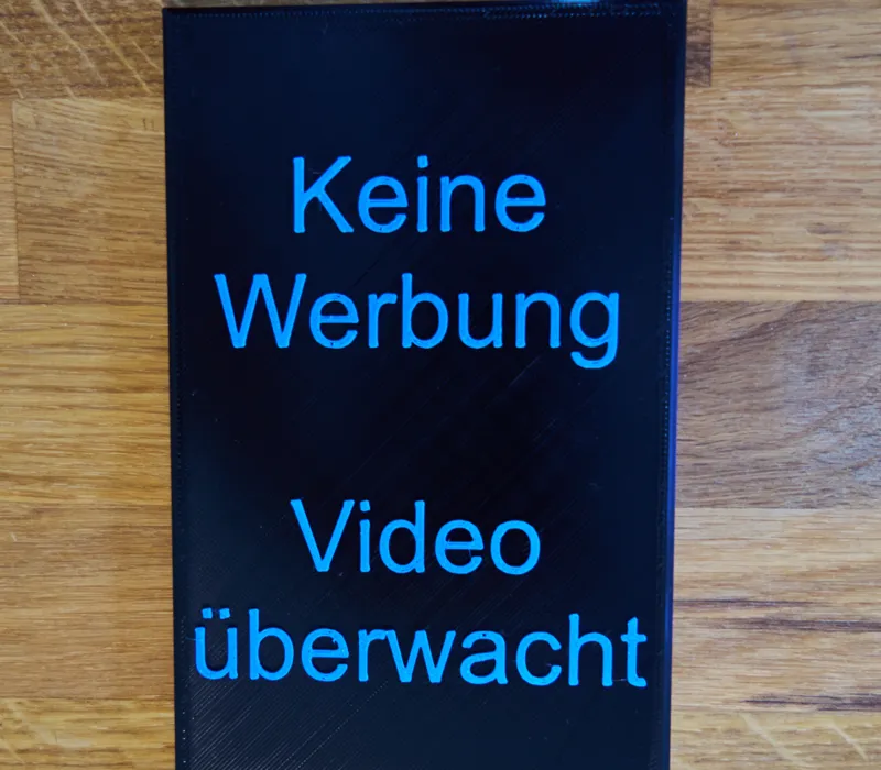 Postkasten-Schild-Keine Werbung