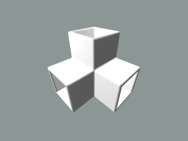 Connecteur d'angle pour tasseaux 13,5 mm