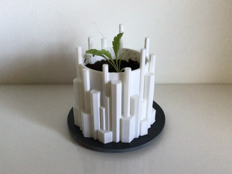 Plantpot Basaltic columns