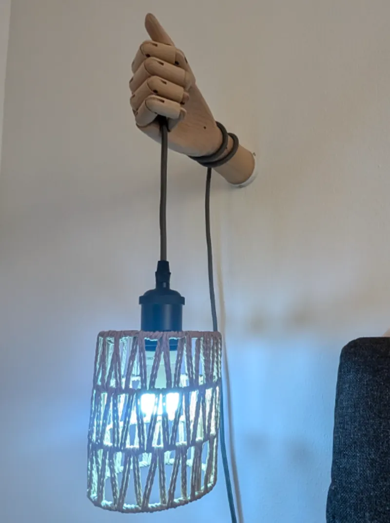 Wood Hand Wall Mount
