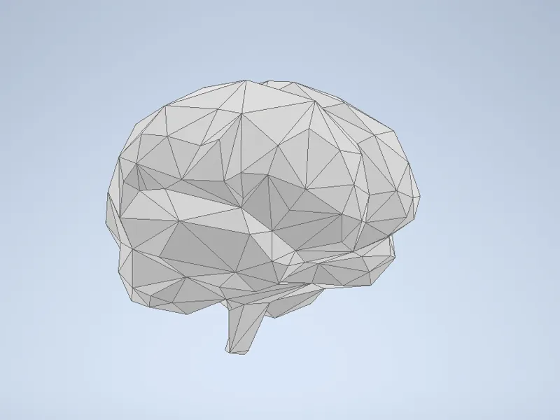 LOW POLY BRAIN MODEL