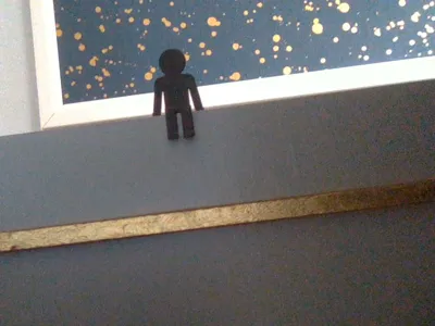 fun sitting man