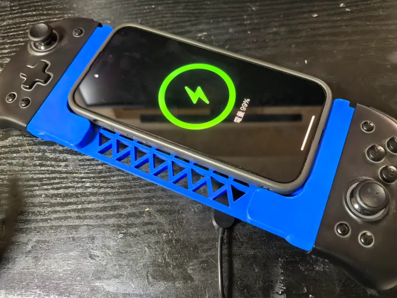 Joycon grip of iPhone promax and Baseus Magsafe