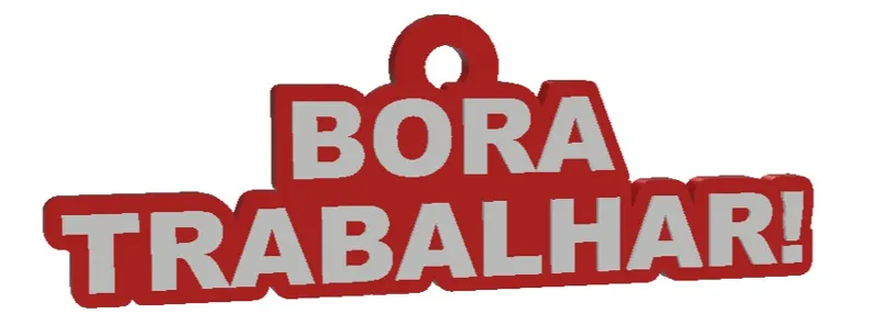 Chaveiro bora trabalhar