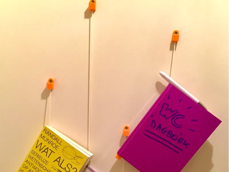 Wall-mounted magazine racks