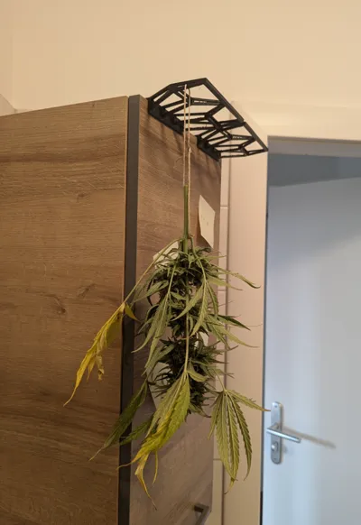 Herbar dying rack for a cabinet dor