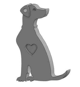 Dog Keychain