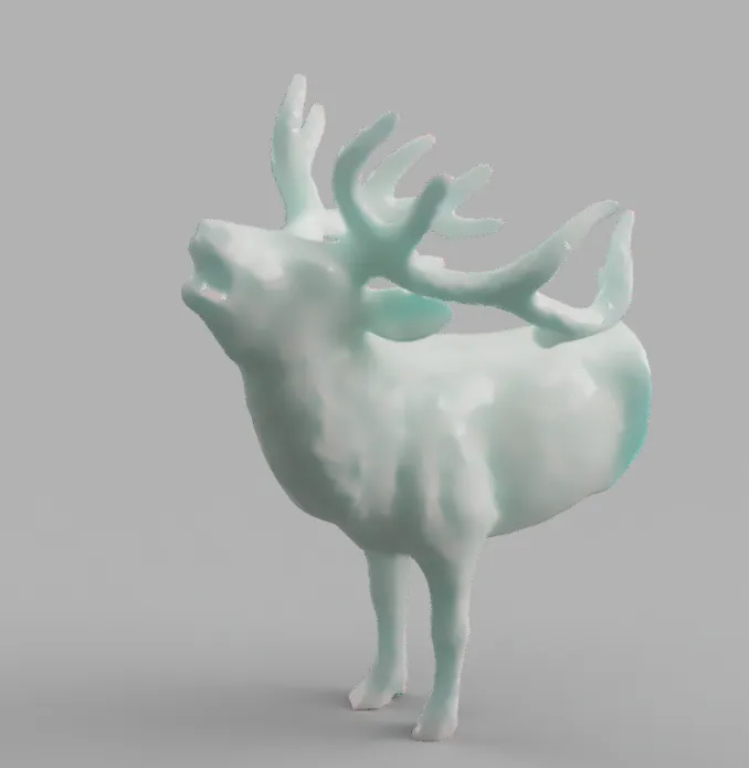 3d Deer Magnet