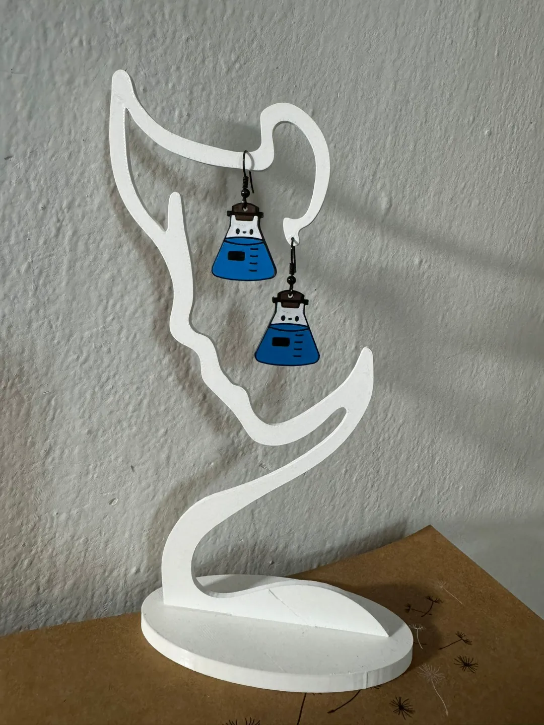 Chemical earrings view 2