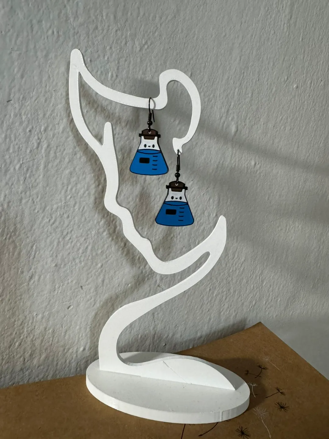 Chemical earrings view 3