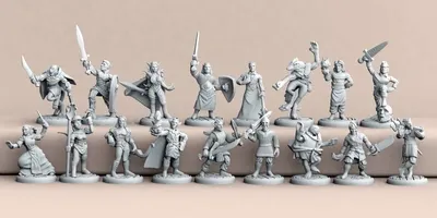 Warforged Collection Dnd Miniatures Free 3d Print Model Makerworld