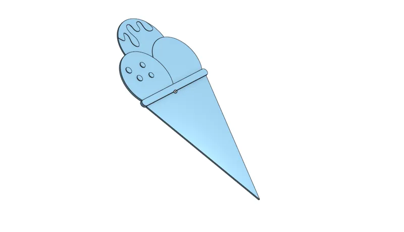 Ice Cream Bookmark
