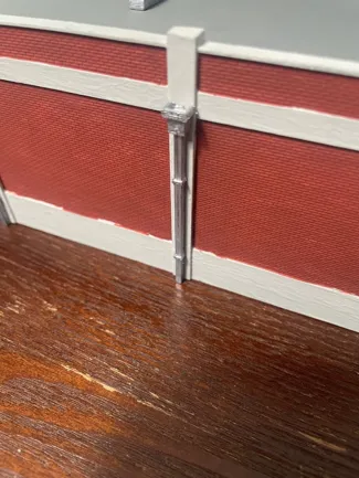 HO Scale Building Downspout