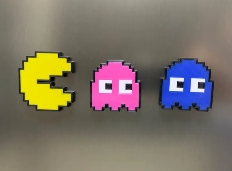 8bit Pac-Man Magnet