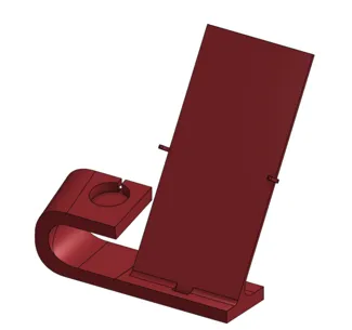 Burgundy Phone and Apple Watch Stand and Charger