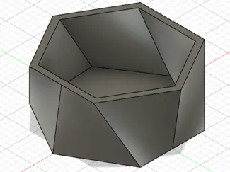 Basic Minimalist Desk Planter