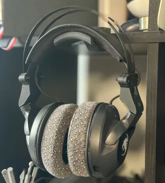 Ikea Kallax head set holder