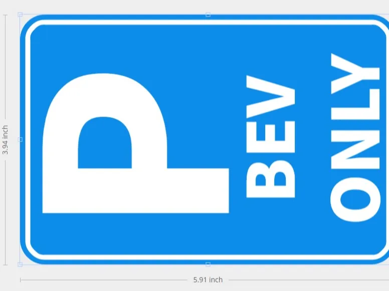 Parking BEV ONLY