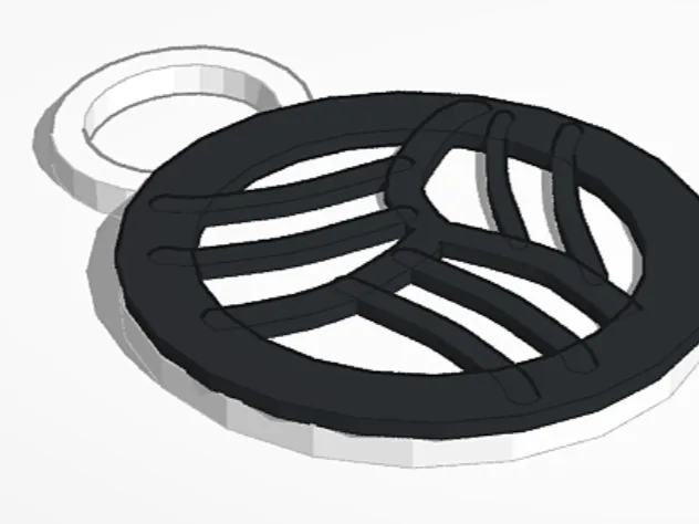 Volleyball keychain