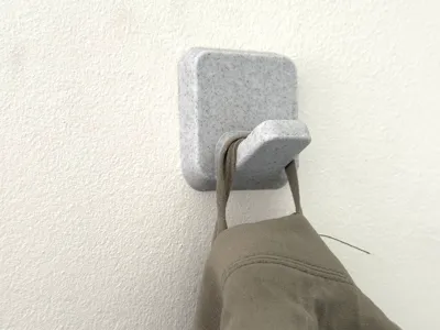 Coat / Towel hook with concealed fixture
